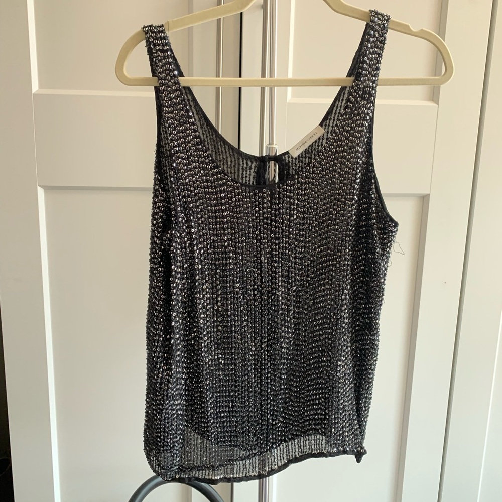 Embellished tank top